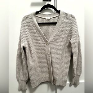 Aritzia Wilfred Cardigan, grey, Small